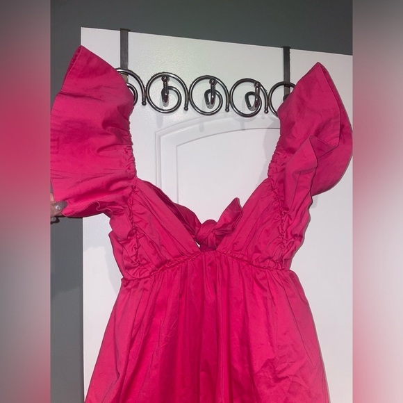 For Love And Lemons Clementine Pink Ruffle Dress 🩷 XS - Picture 11 of 15